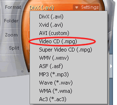 iSofter DVD �̃��b�p�[�v���`�i - output settings